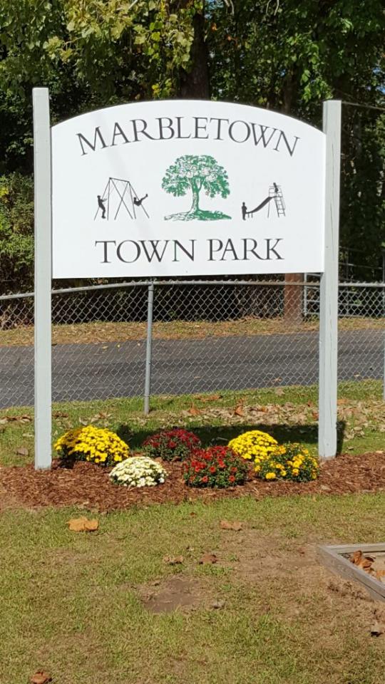 Marbletown Town Park Sign